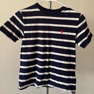 Polo by Ralph Lauren Nautical Blue and White Striped Tee